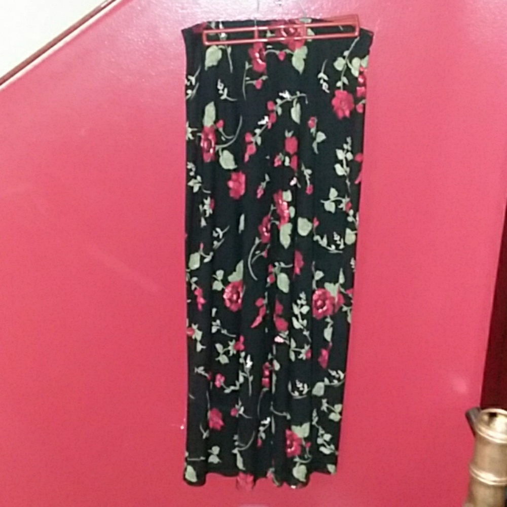 Ankle length floral  skirt